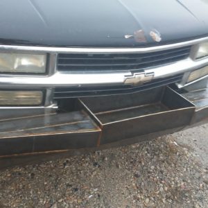 Custom welding winch holder front bumper